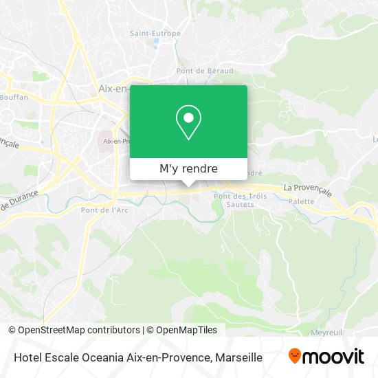 Hotel Escale Oceania Aix-en-Provence plan