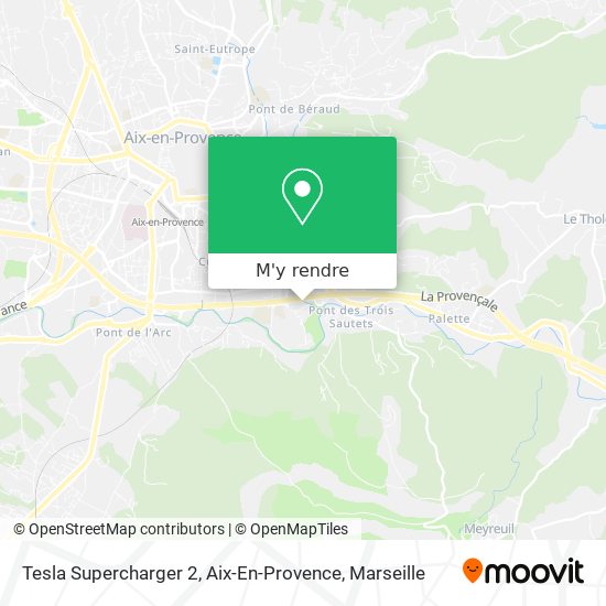 Tesla Supercharger 2, Aix-En-Provence plan