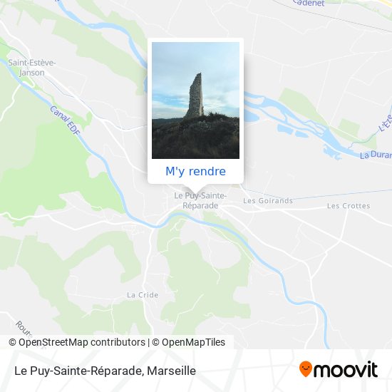 Le Puy-Sainte-Réparade plan