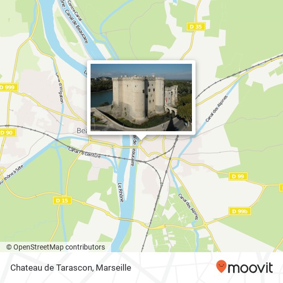 Chateau de Tarascon plan