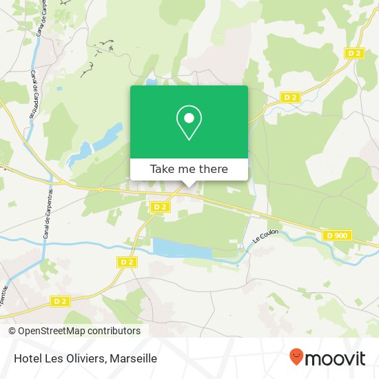 Hotel Les Oliviers plan