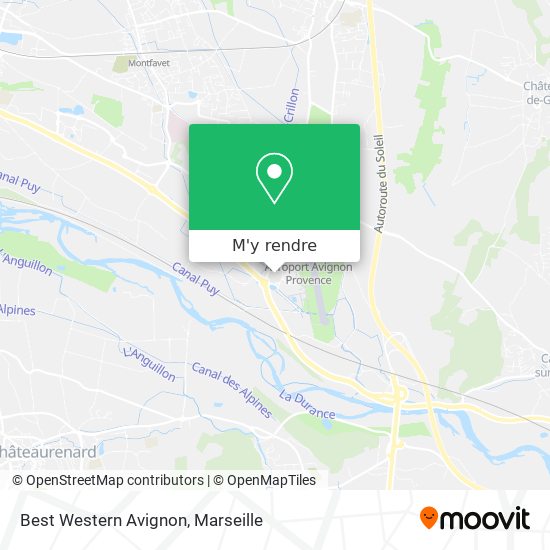 Best Western Avignon plan