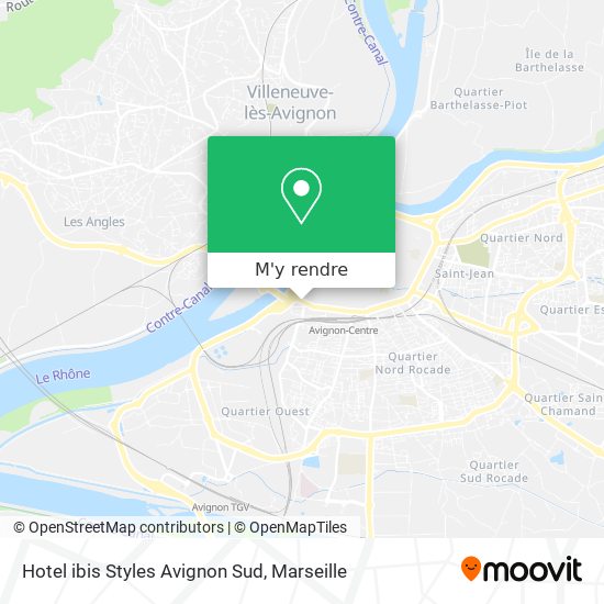 Hotel ibis Styles Avignon Sud plan