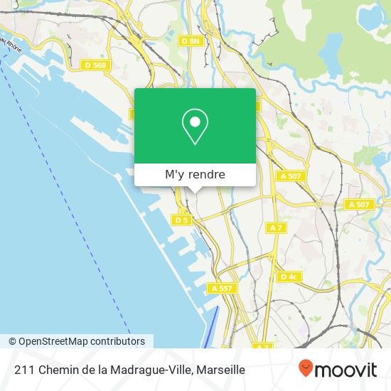 211 Chemin de la Madrague-Ville plan