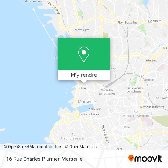 16 Rue Charles Plumier plan