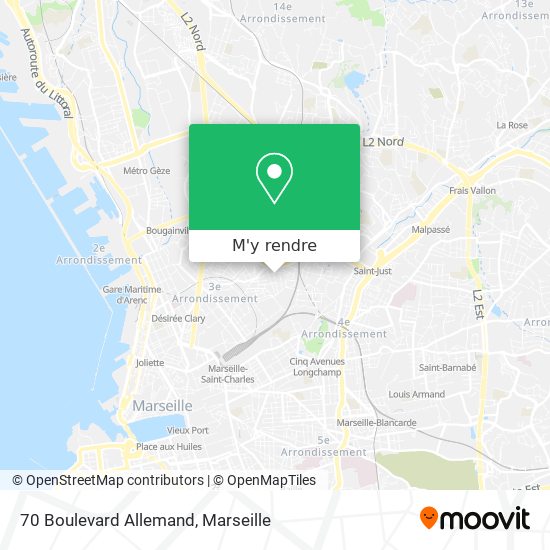 70 Boulevard Allemand plan