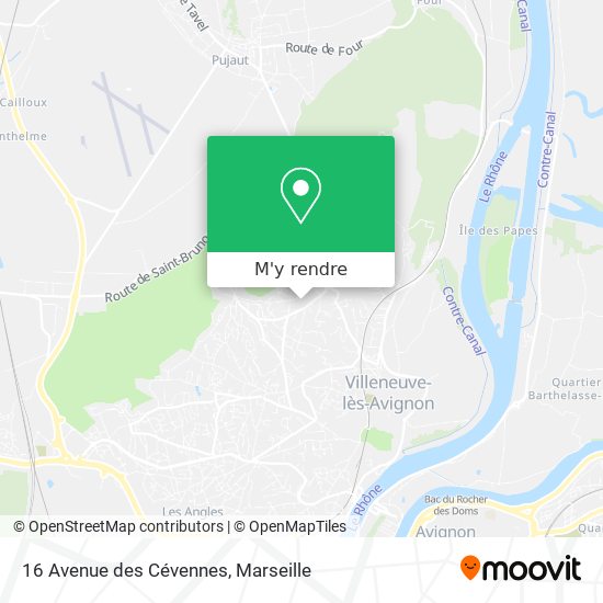 16 Avenue des Cévennes plan