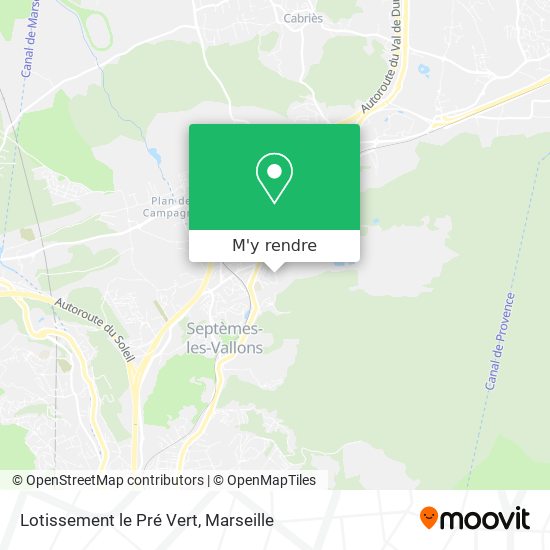 Lotissement le Pré Vert plan