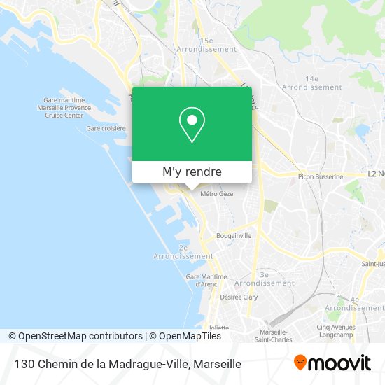 130 Chemin de la Madrague-Ville plan