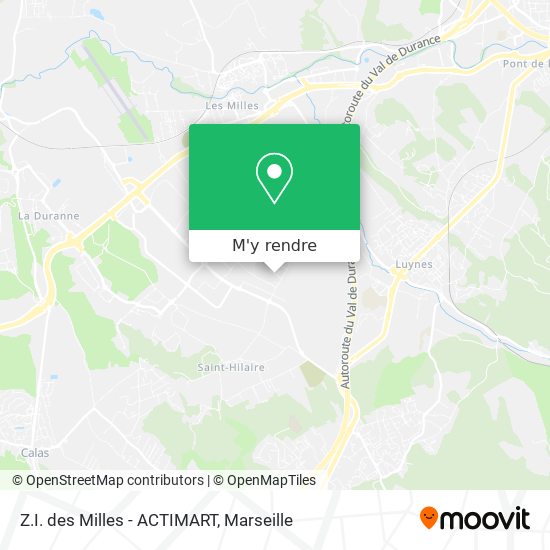 Z.I. des Milles - ACTIMART plan