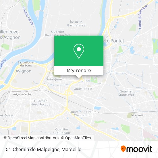 51 Chemin de Malpeigné plan