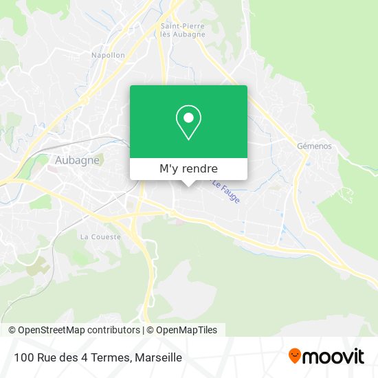 100 Rue des 4 Termes plan