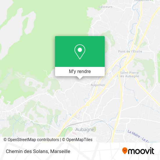 Chemin des Solans plan