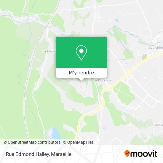 Rue Edmond Halley plan