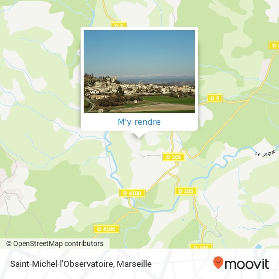 Saint-Michel-l'Observatoire plan