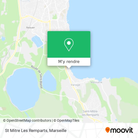 St Mitre Les Remparts plan