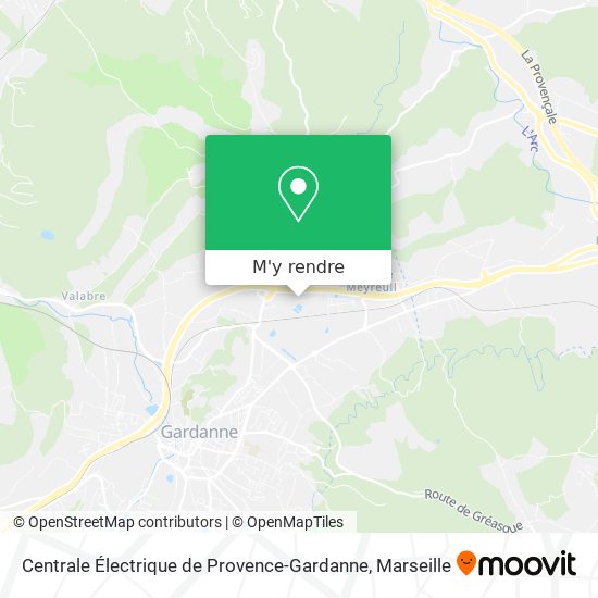 Centrale Électrique de Provence-Gardanne plan