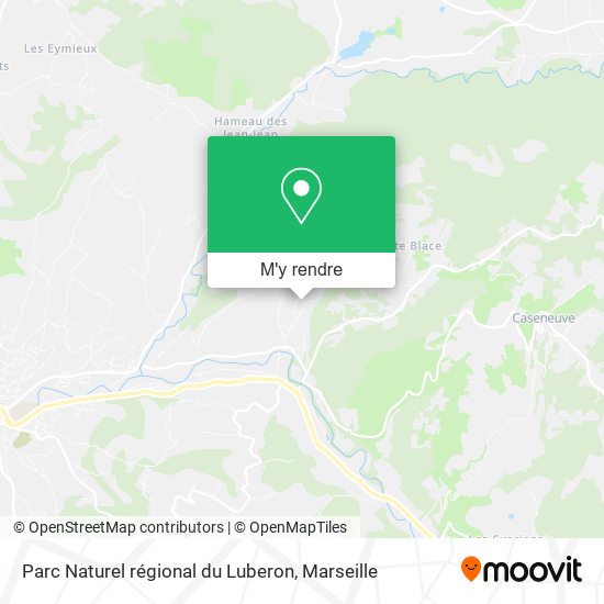 Parc Naturel régional du Luberon plan