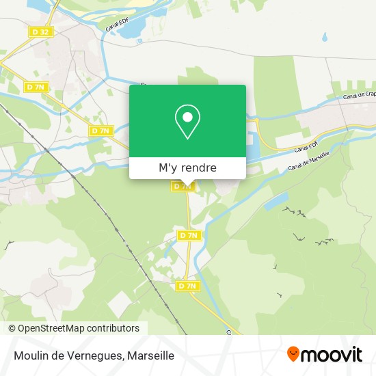 Moulin de Vernegues plan