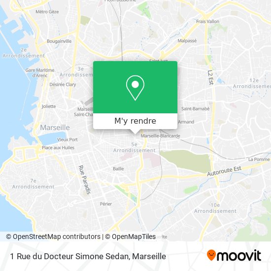 1 Rue du Docteur Simone Sedan plan