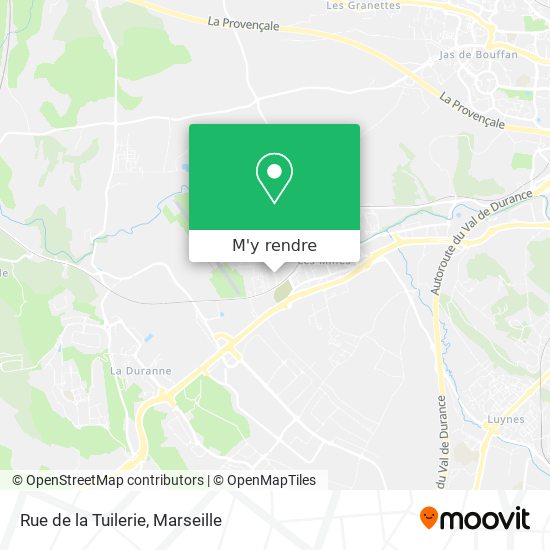 Rue de la Tuilerie plan