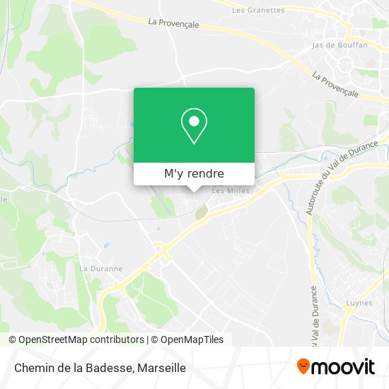 Chemin de la Badesse plan