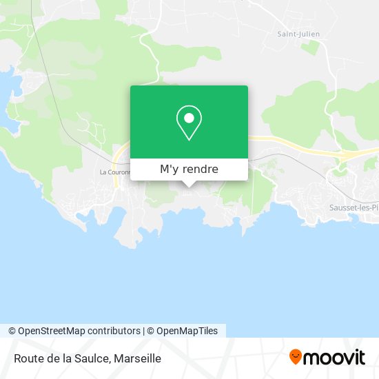 Route de la Saulce plan