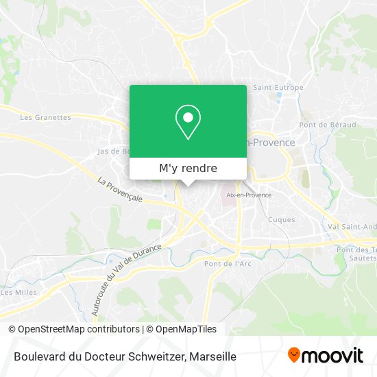 Boulevard du Docteur Schweitzer plan