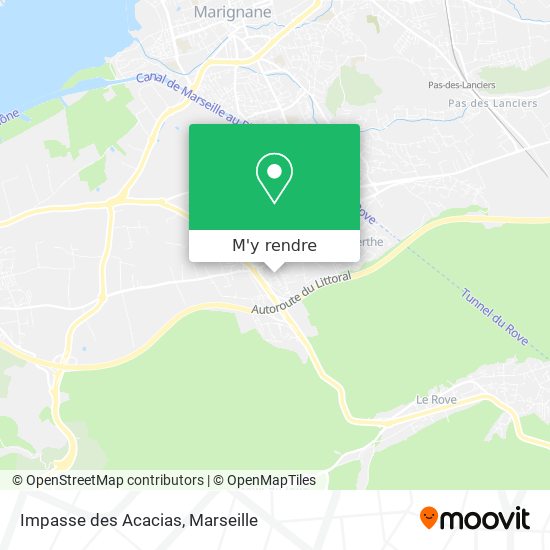 Impasse des Acacias plan