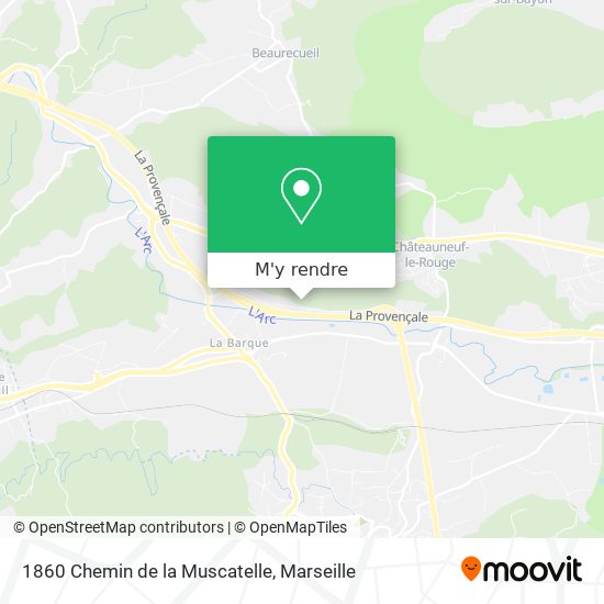 1860 Chemin de la Muscatelle plan