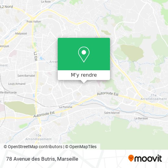 78 Avenue des Butris plan