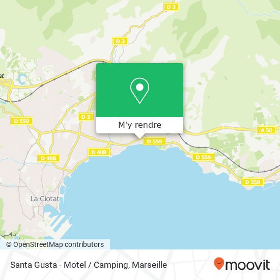 Santa Gusta - Motel / Camping plan