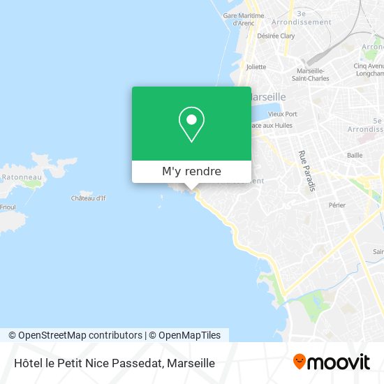 Hôtel le Petit Nice Passedat plan