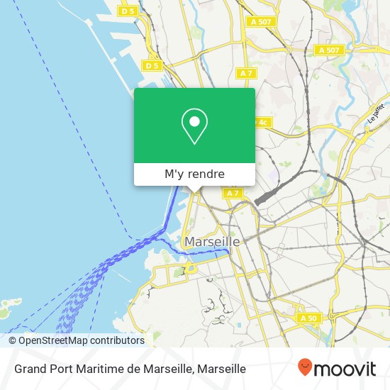 Grand Port Maritime de Marseille plan
