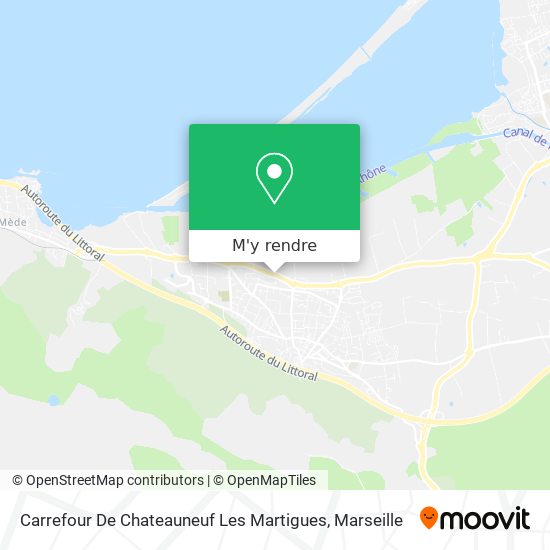 Comment Aller A Carrefour De Chateauneuf Les Martigues A Chateauneuf Les Martigues En Bus Ou Tram