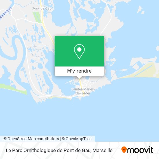 Le Parc Ornithologique de Pont de Gau plan