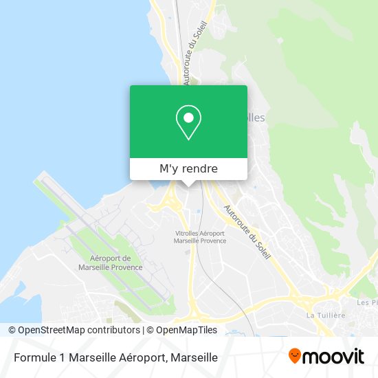 Formule 1 Marseille Aéroport plan