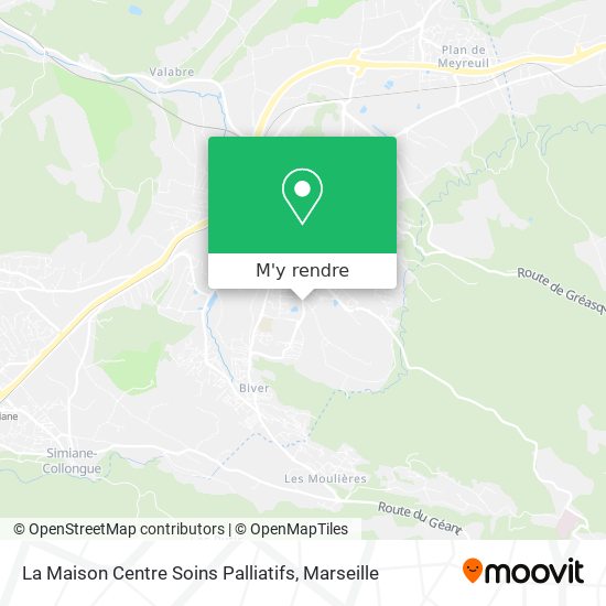La Maison Centre Soins Palliatifs plan