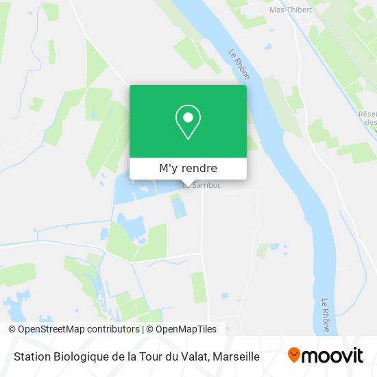 Station Biologique de la Tour du Valat plan