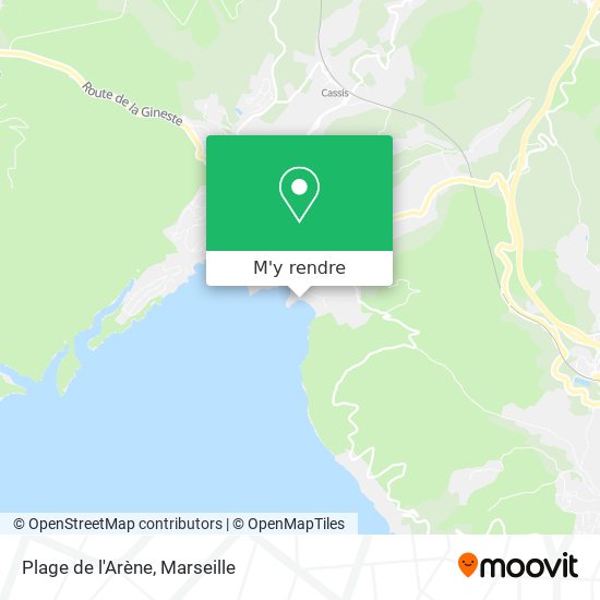 Plage de l'Arène plan