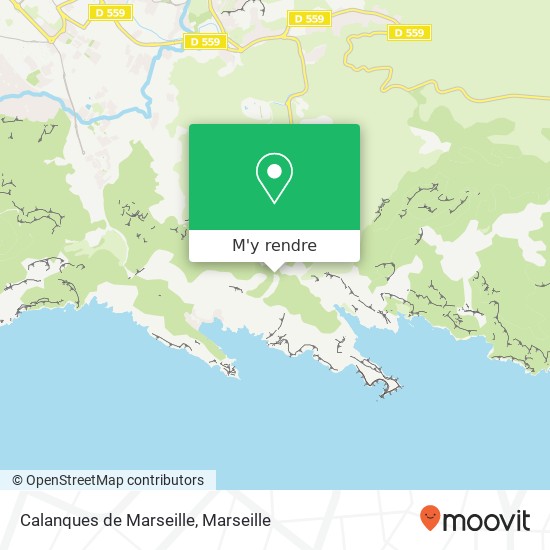 Calanques de Marseille plan