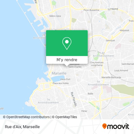 Rue d'Aix plan