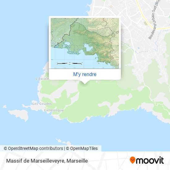 Massif de Marseilleveyre plan