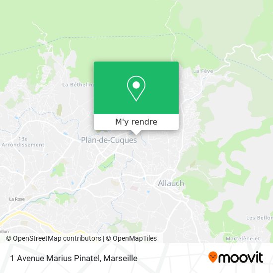 1 Avenue Marius Pinatel plan