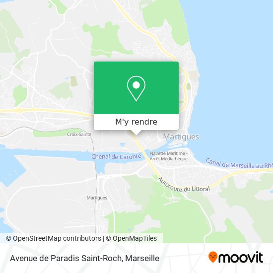 Avenue de Paradis Saint-Roch plan