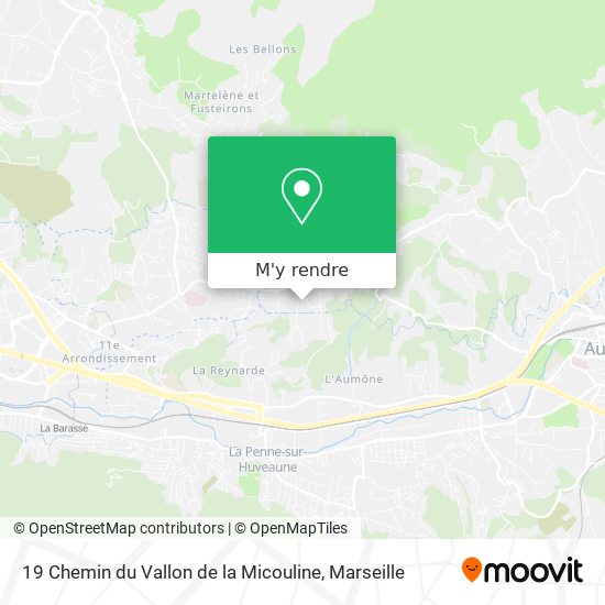 19 Chemin du Vallon de la Micouline plan