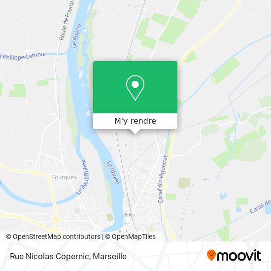 Rue Nicolas Copernic plan
