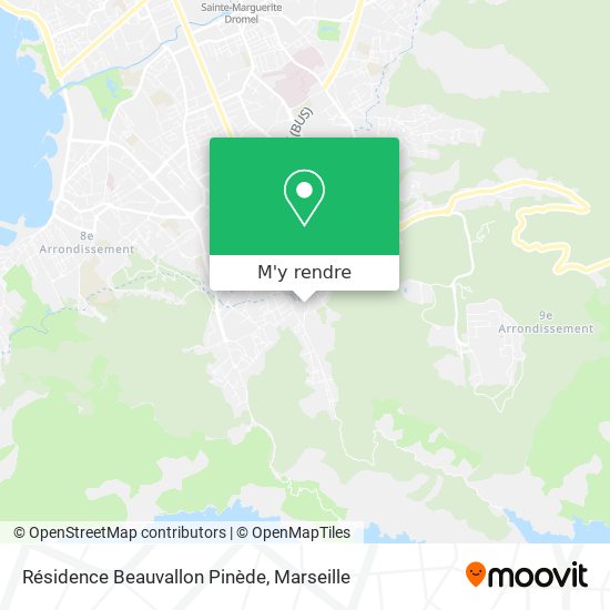 Résidence Beauvallon Pinède plan