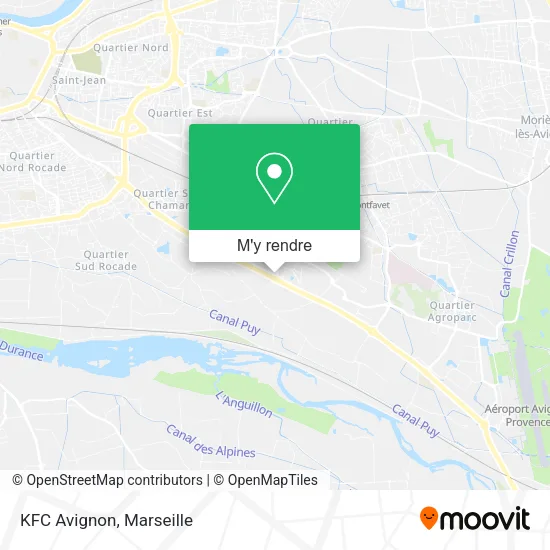 KFC Avignon plan