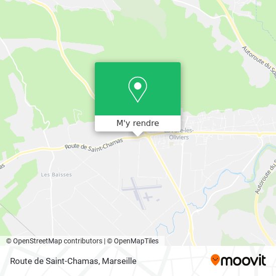 Route de Saint-Chamas plan